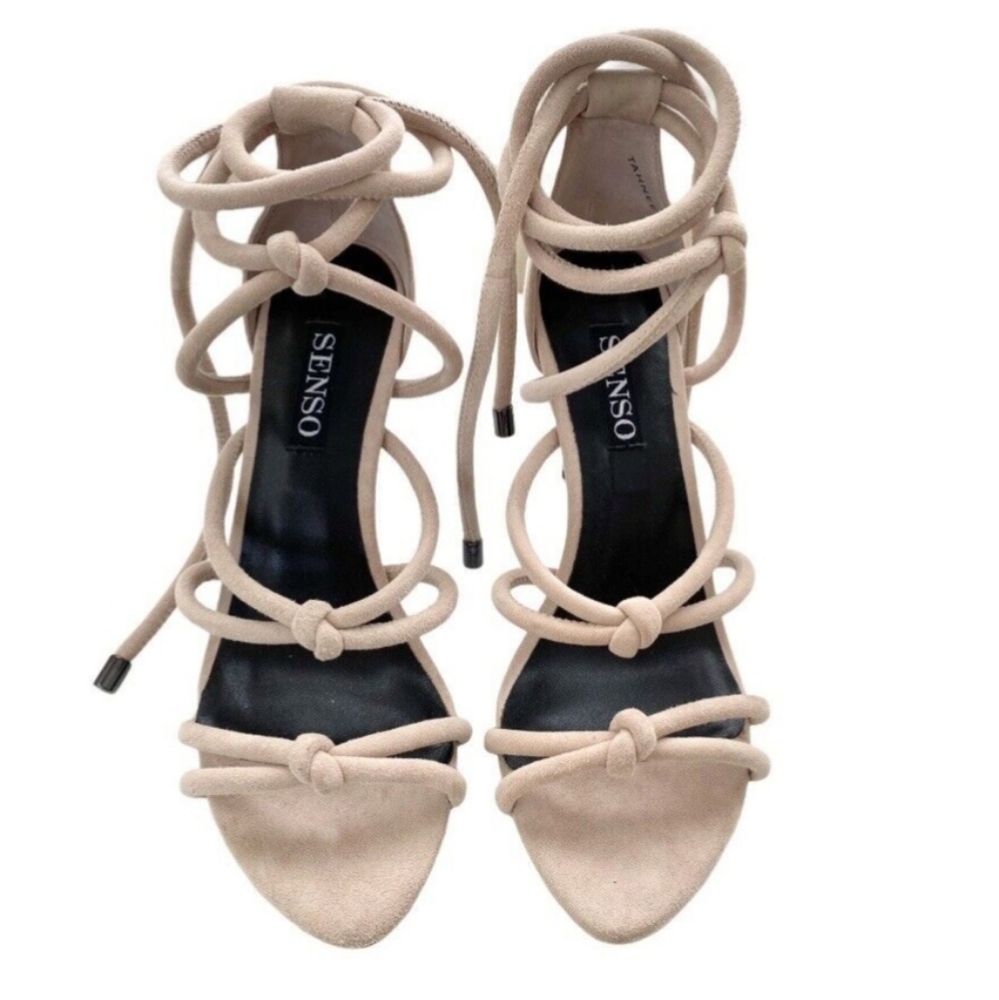 SENSO Strappy Suede Heels
